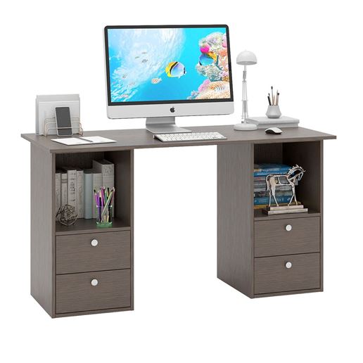 Стол двухтумбовый Прайм-61 венге