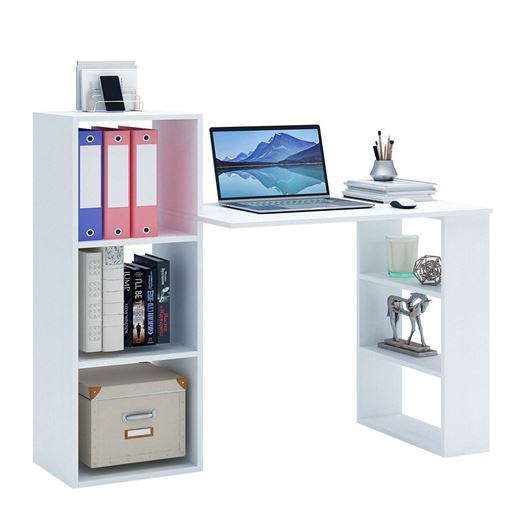 Стол-стеллаж Уно-10 белый