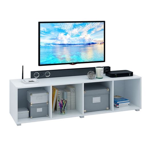 ТВ Тумба Прайм-41 подвесная / напольная белый