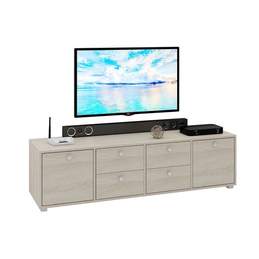 ТВ Тумба Прайм-41-8 подвесная / напольная дуб сонома