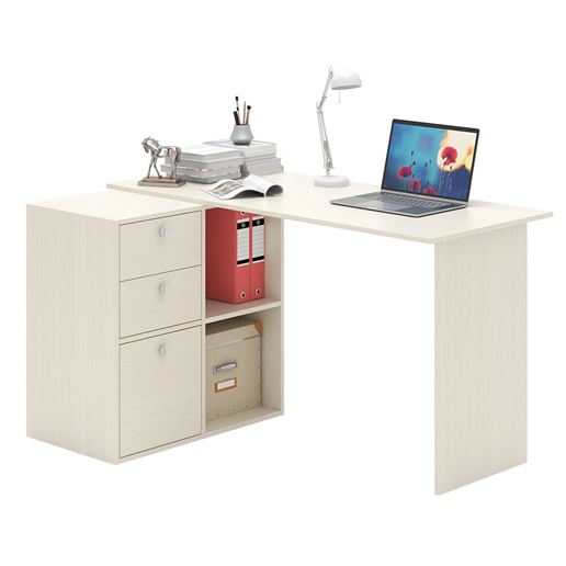 Угловой стол Прайм-69 дуб молочный