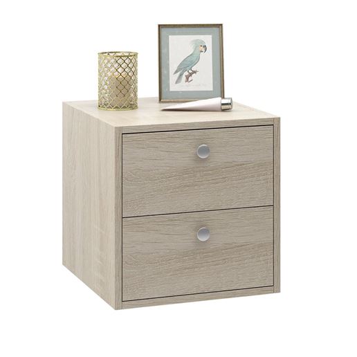 Тумба прикроватная Прайм-11-1 подвесная / напольная дуб сонома