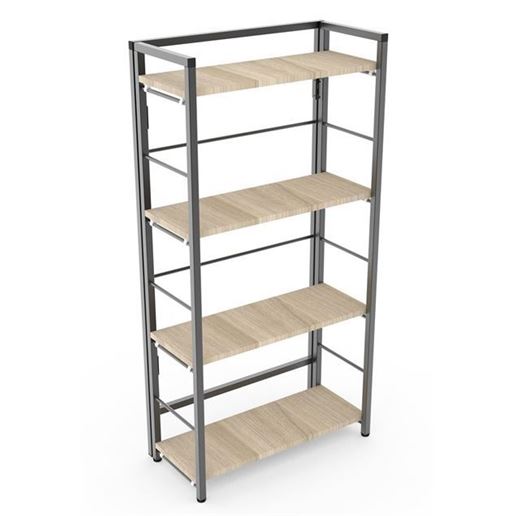 Стеллаж СЛС-1/1200 (ясень светлый шимо)