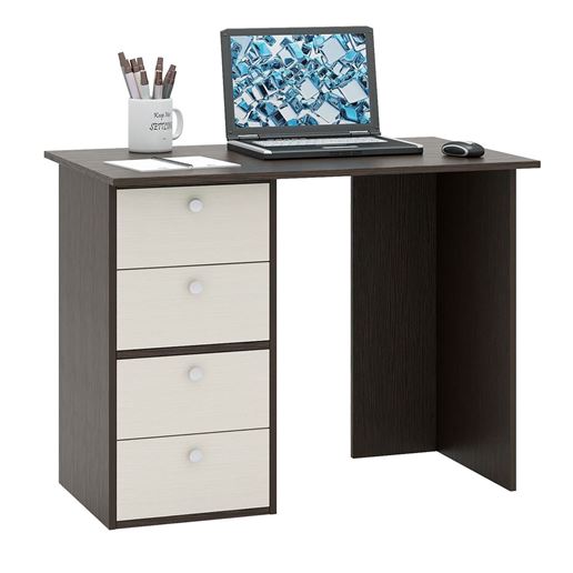 Компьютерный стол Прайм-32 венге / дуб молочный