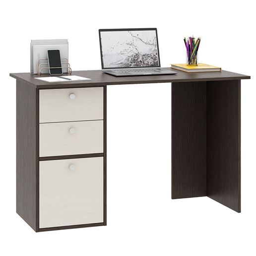 Компьютерный стол Прайм-44 венге / дуб молочный