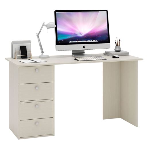 Письменный стол Прайм-55 дуб молочный