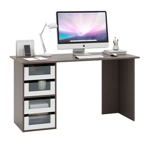 Письменный стол Прайм-56 венге / белый