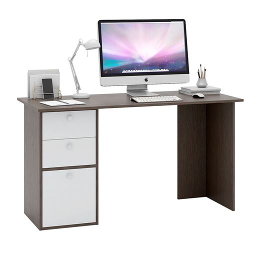 Письменный стол Прайм-58 венге / белый