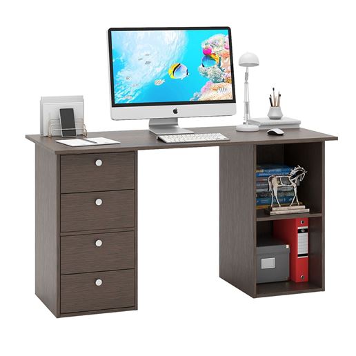 Стол двухтумбовый Прайм-63 венге