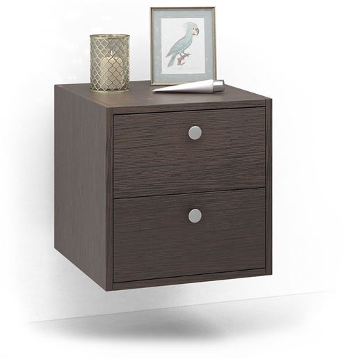 Тумба прикроватная Прайм-11-1 подвесная / напольная венге