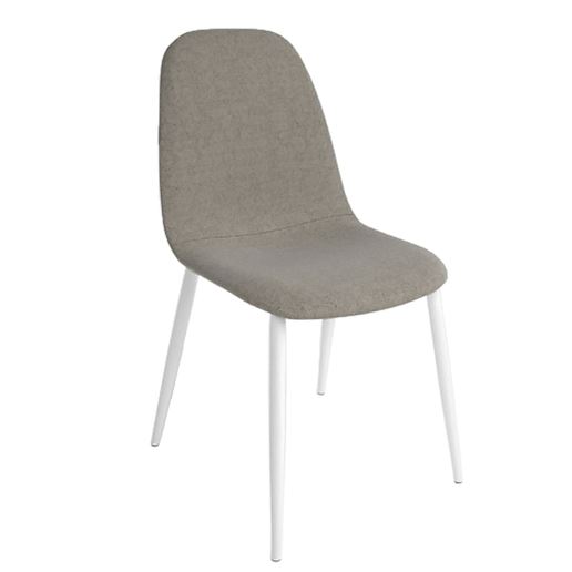 Стул Дольче СМ 23/1-02/Металл RAL 9016 белый/ТканьКапучино Monterel-033