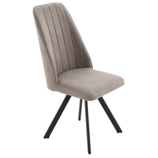 Стул Сильвио/Металл Черный муар/ТканьГэлекси 05