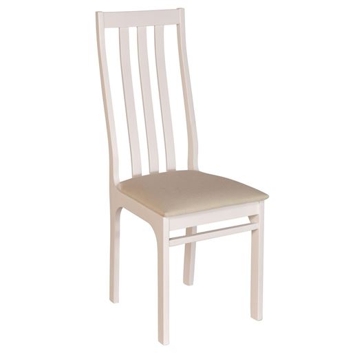 Стул Франц (С36)/Массив березы Эмаль белая/ТканьАполло беж