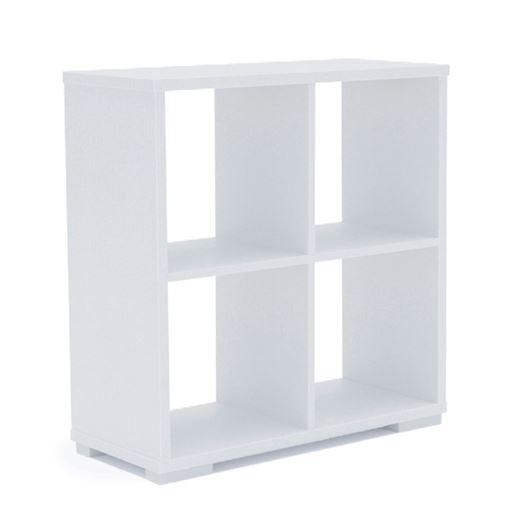 Стеллаж Стильный С-3/72*30*74/Белый/