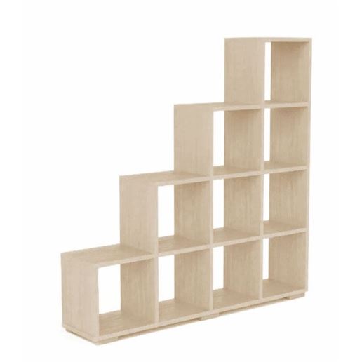 Стеллаж Стильный СС-2/143*30*145/Венге светлый/