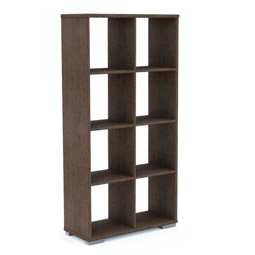 Стеллаж Стильный СС-4/72*30*143/Венге темный/