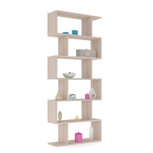 Стеллаж Удобный УС-6/80*26*190/Шимо светлый/