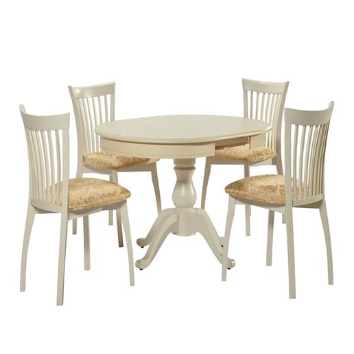 Обеденная группа Фабрицио слоновая кость