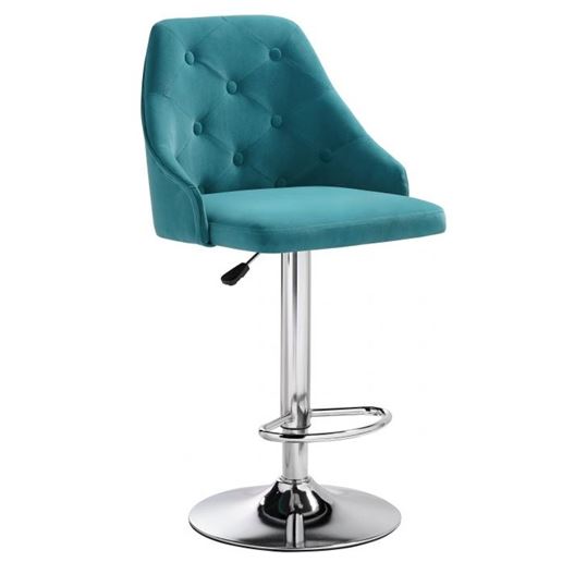 Барный стул Laguna blue velour