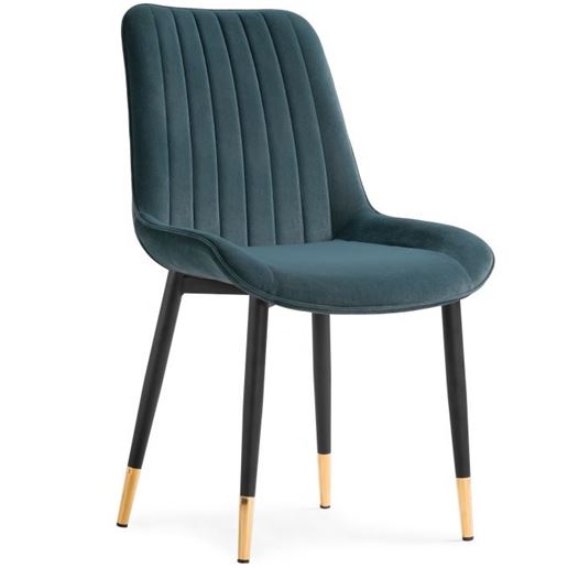 Стул Seda 1 green / black / gold