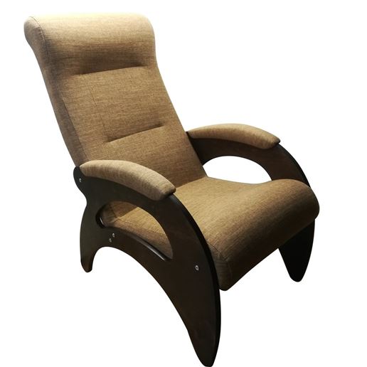 Кресло Мария/Темный орех/Светло-коричневый БИНГО 36