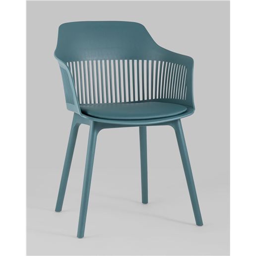 Стул Crocus с подушкой темно-бирюзовый