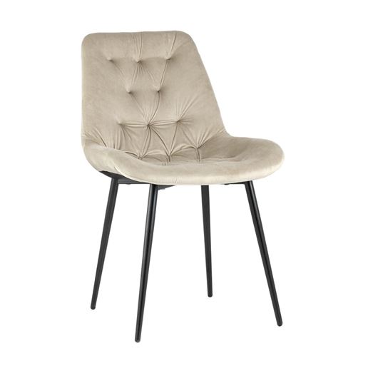 Стул Джастин велюр бежевый