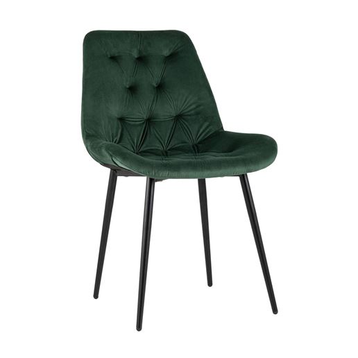 Стул Джастин велюр зеленый