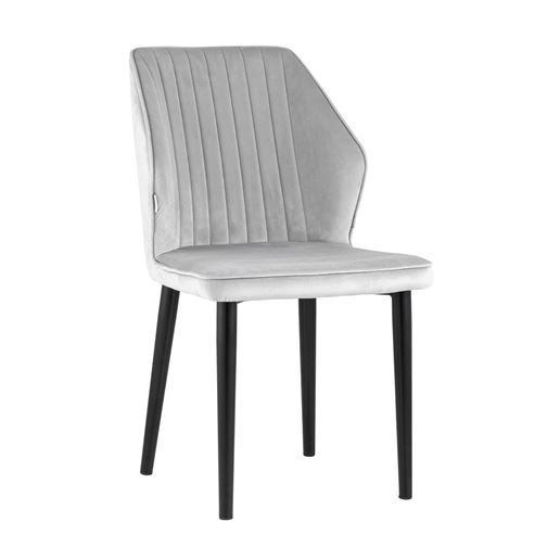 Стул Джейкоб велюр светло-серый