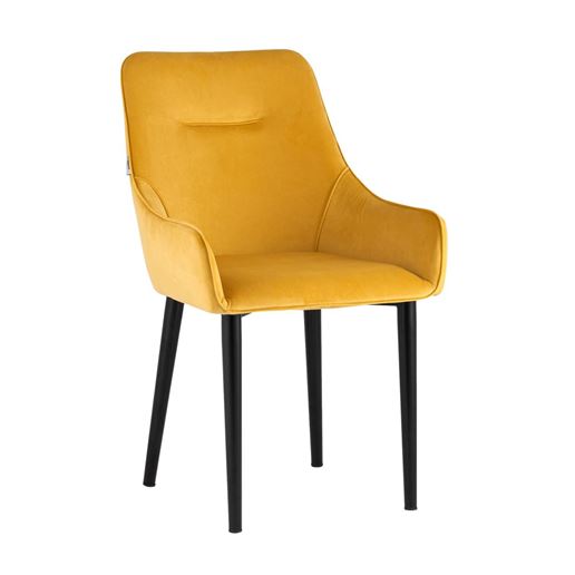 Стул Джоан велюр оранжевый