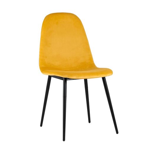 Стул Норман велюр оранжевый