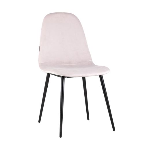Стул Норман велюр светло-розовый