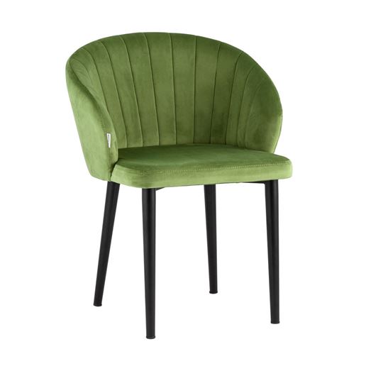 Стул с подлокотниками Шон велюр травяной