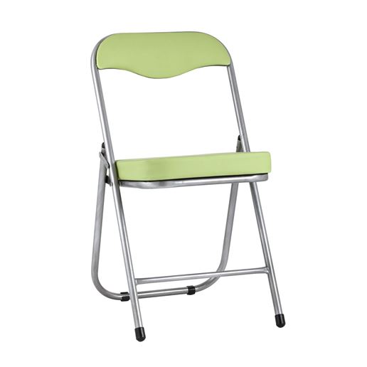 Стул складной ДЖОН металлик, салатовый