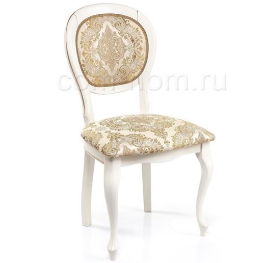 Стул деревянный Adriano молочный / патина