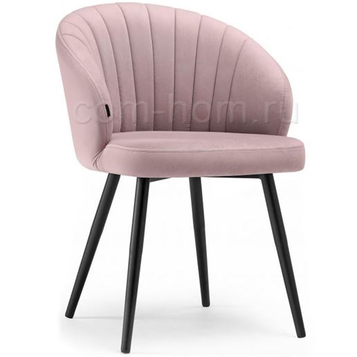 Стул на металлокаркасе Бэнбу velutto 37 / черный