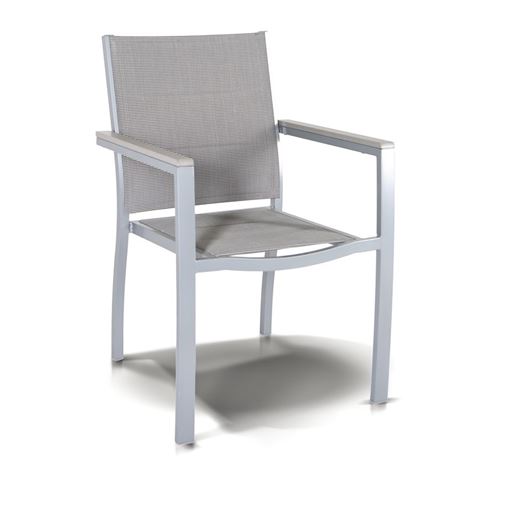 "Овьедо" стул с подлокотниками, арт. LCDT3790, цвет серый