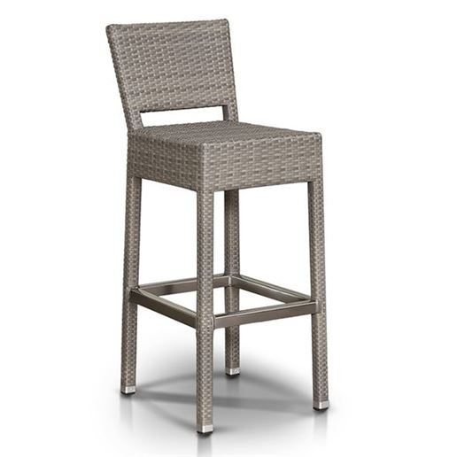 "Стреза", стул барный серо - коричневый