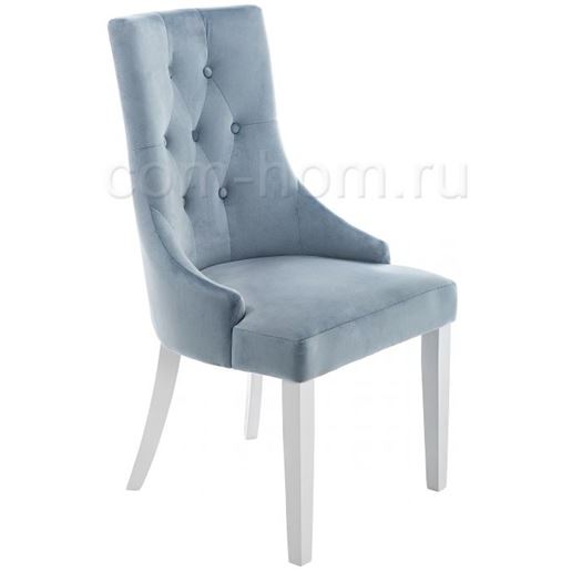 Стул деревянный Elegance white / blue