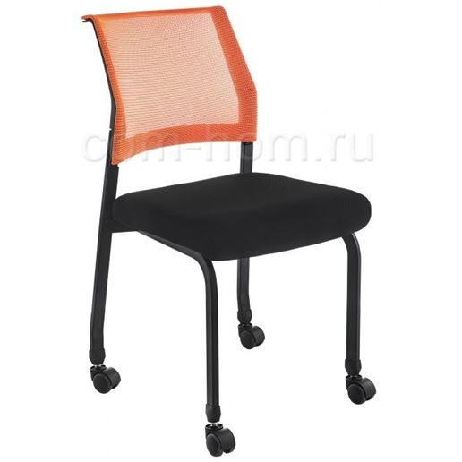 Стул Zola черный / оранжевый