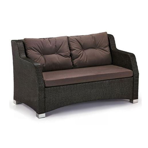 Плетеный диван S51A-W53 Brown