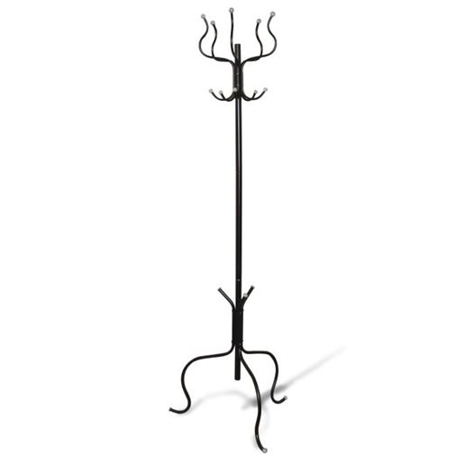 Вешалка для одежды SHT-CR300 Sheffilton (металл-пластик/черный-серый)