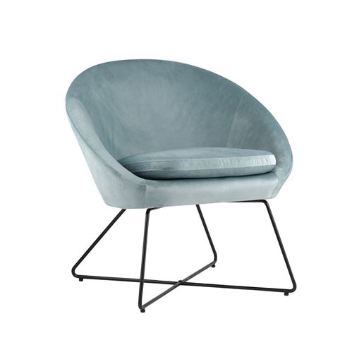 Кресло Колумбия пыльно-голубое