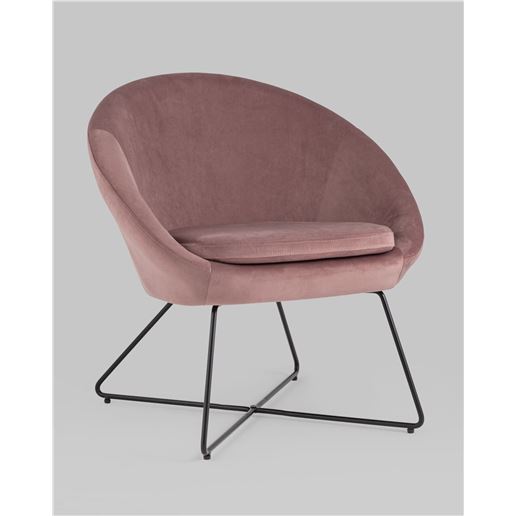 Кресло Колумбия пыльно-розовое