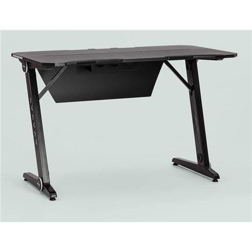 Стол геймерский TopChairs Space LED черный