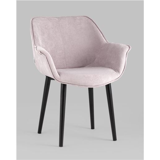 Стул с подлокотниками Мэйсон бледно-розовый