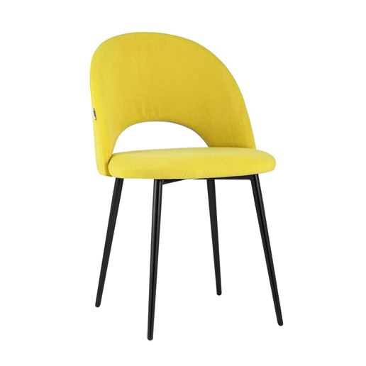 Стул Софи велюр матовый желтый