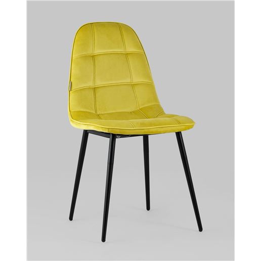 Стул Тейлор велюр желтый