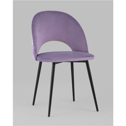 Стул Меган велюр сиреневый