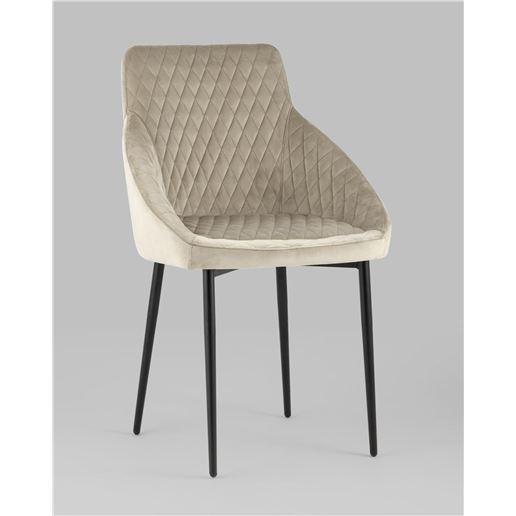 Стул Лиам велюр бежевый